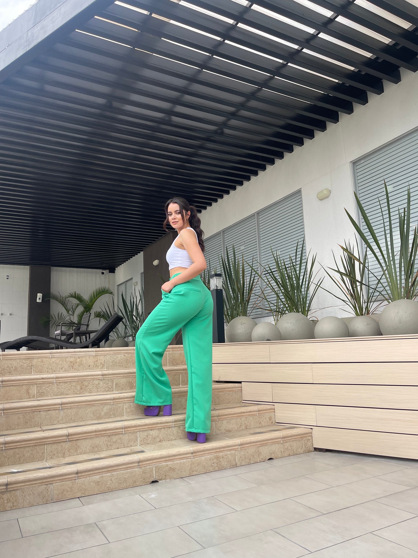 Pantalon Penelope Verde