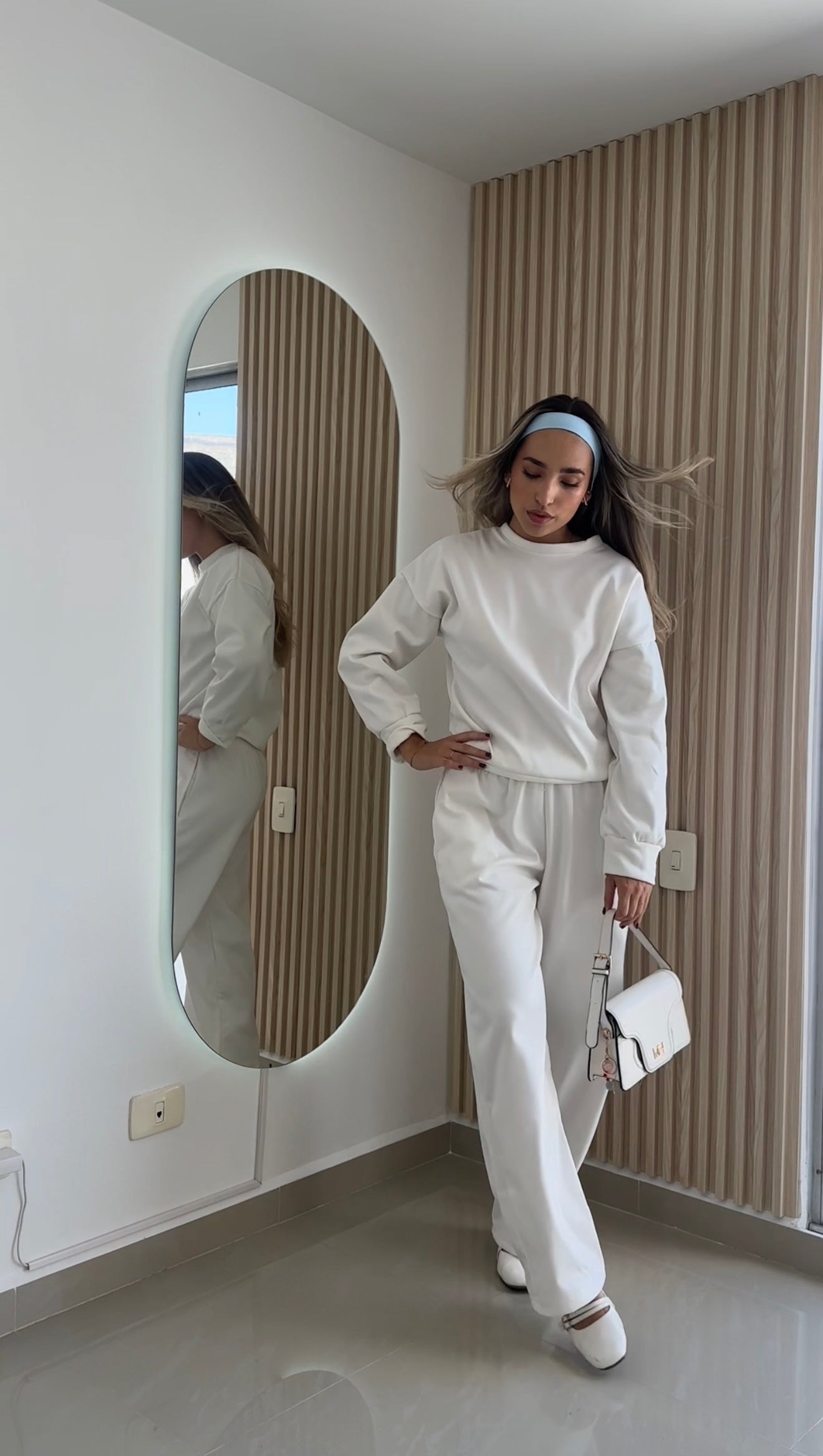 Comfy Bota Recta Blanco