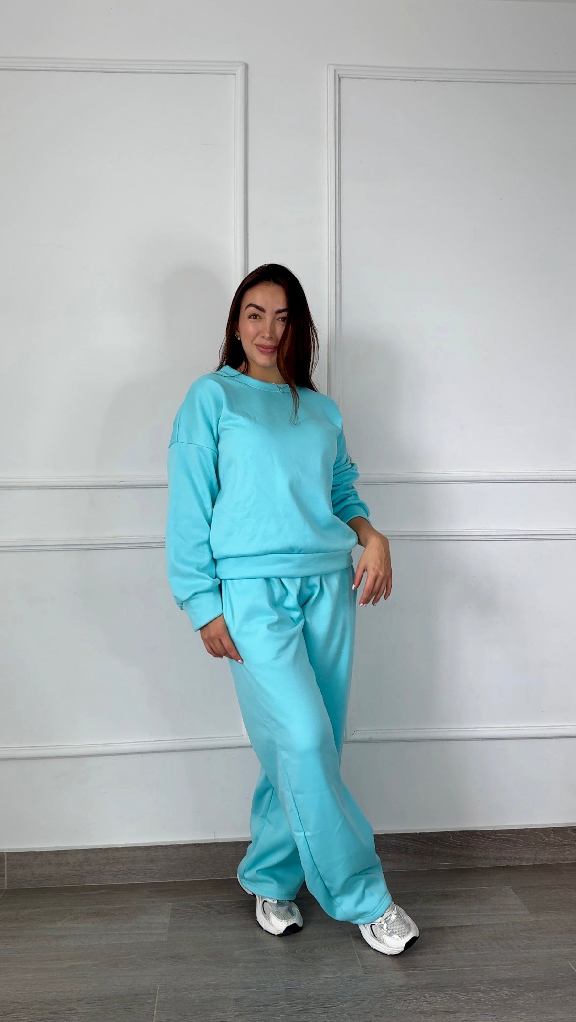 Comfy Bota Recta Azul Cielo