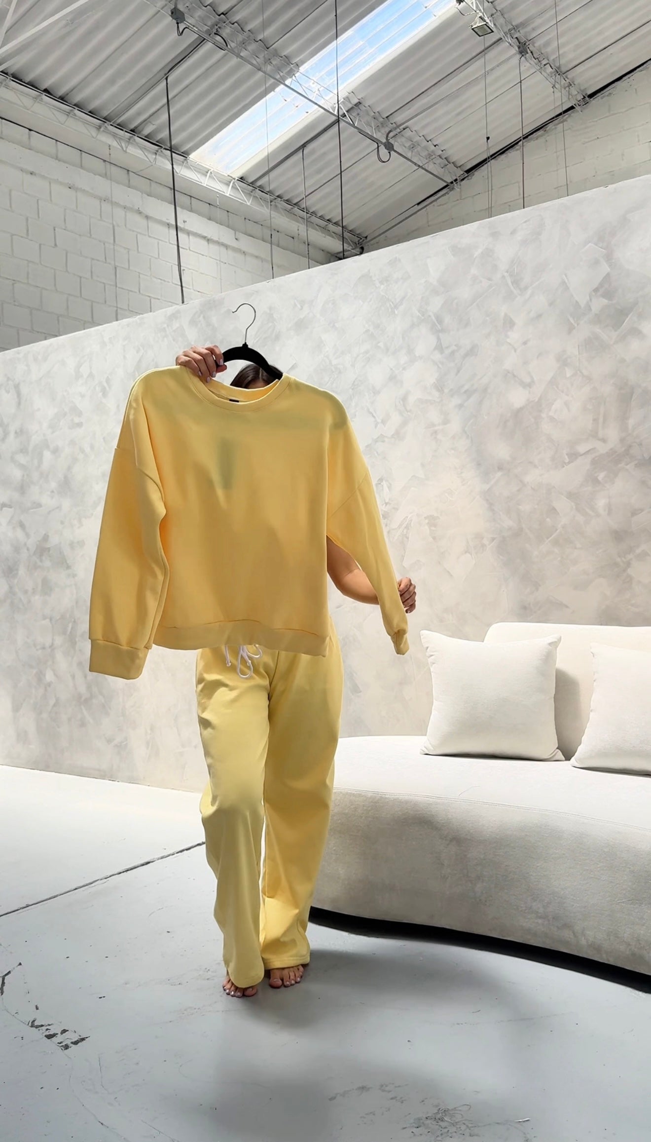 Comfy Bota Recta Amarillo