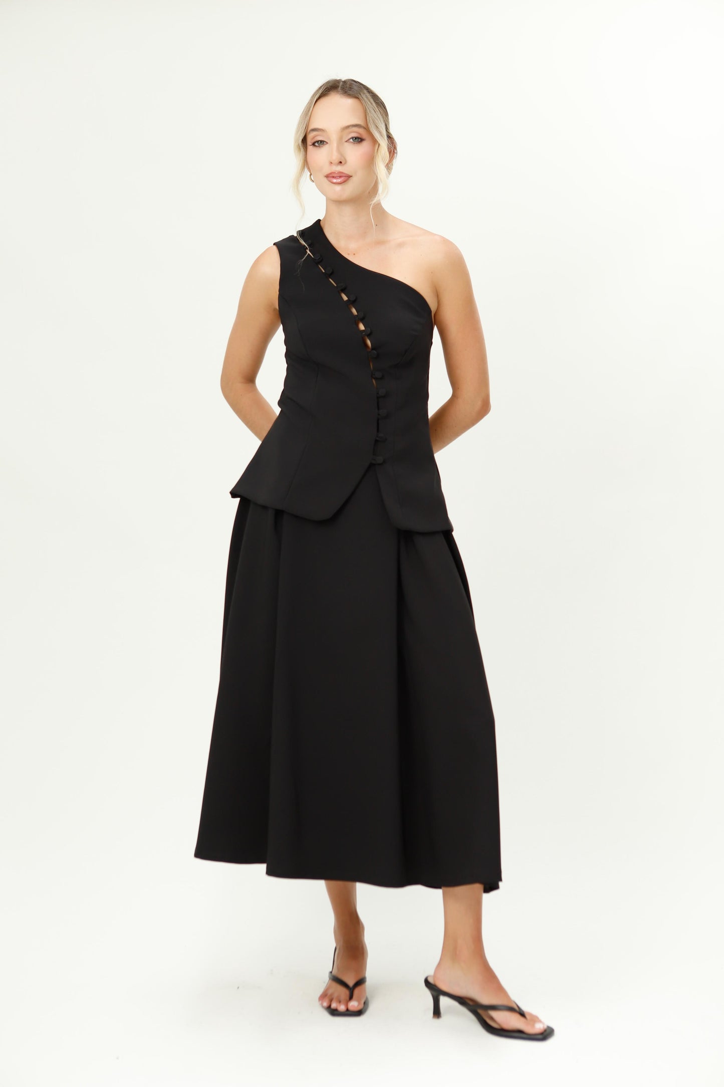 Set Gretta Falda Negro