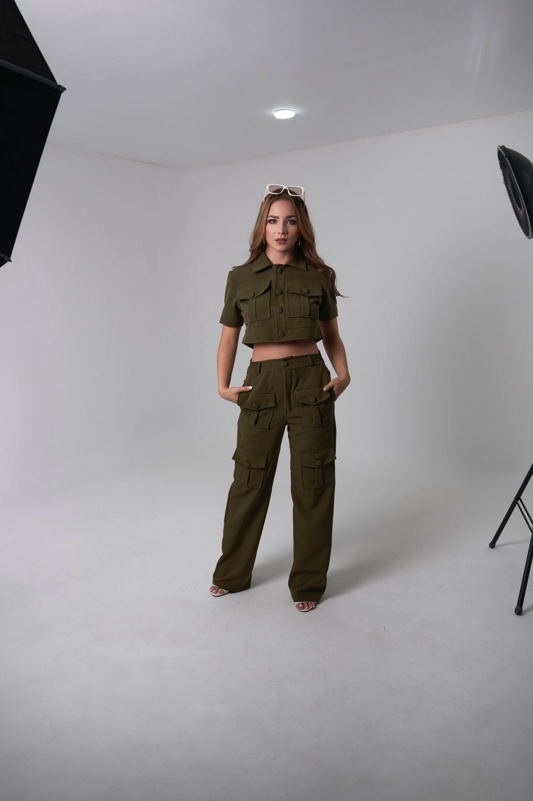 Set Kamila Verde Militar