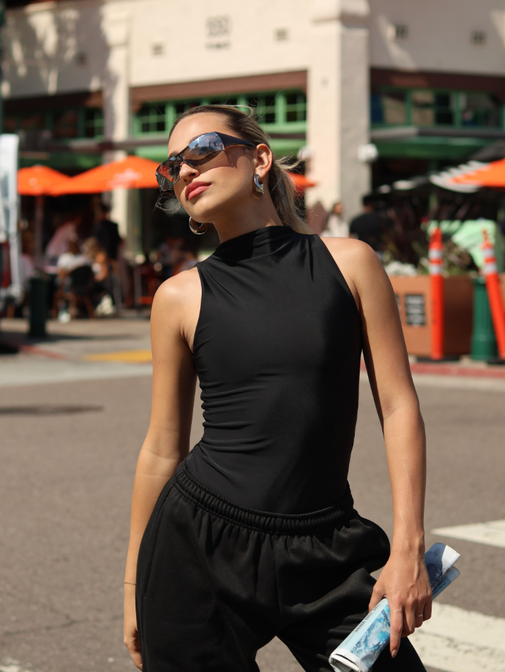 Body Doble Faz - Verde/Negro