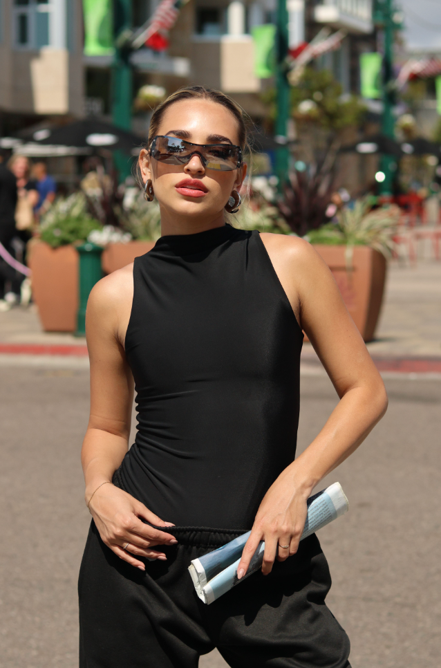 Body Doble Faz - Verde/Negro