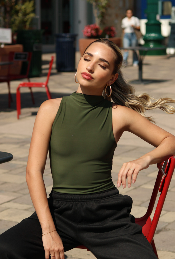 Body Doble Faz - Verde/Negro