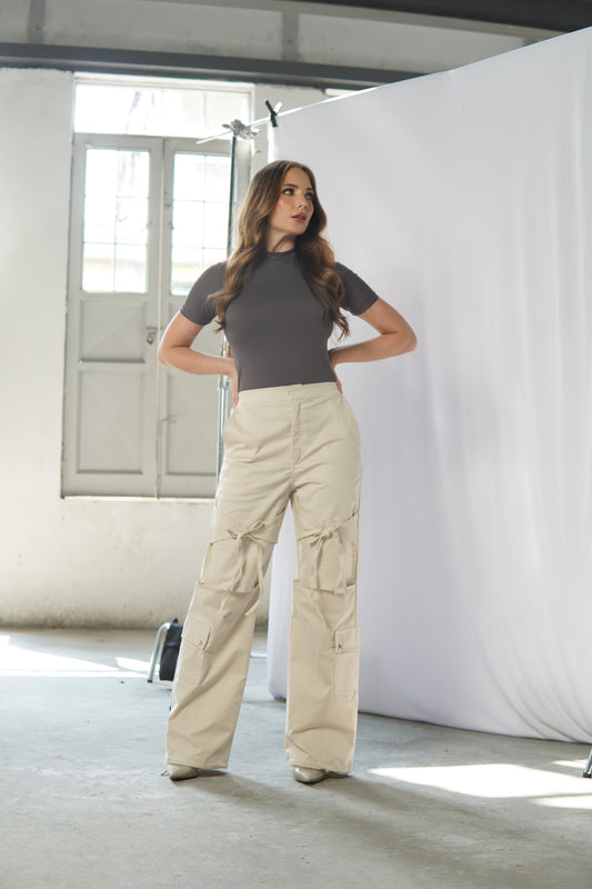 Pantalon Macarena Crema