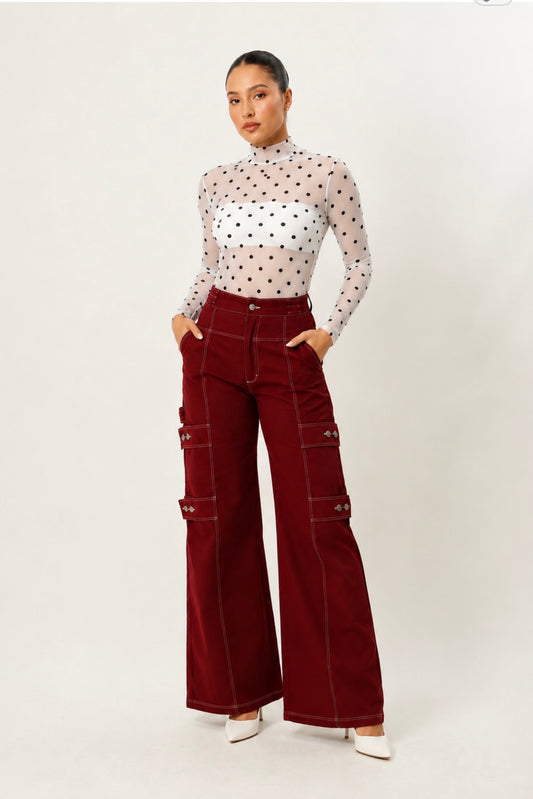 Pantalon Petra Vino