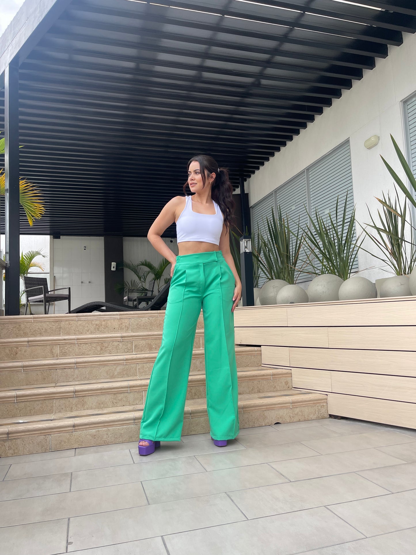 Pantalon Penelope Verde