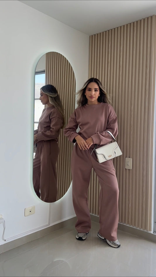 Comfy Bota Recta Mocca