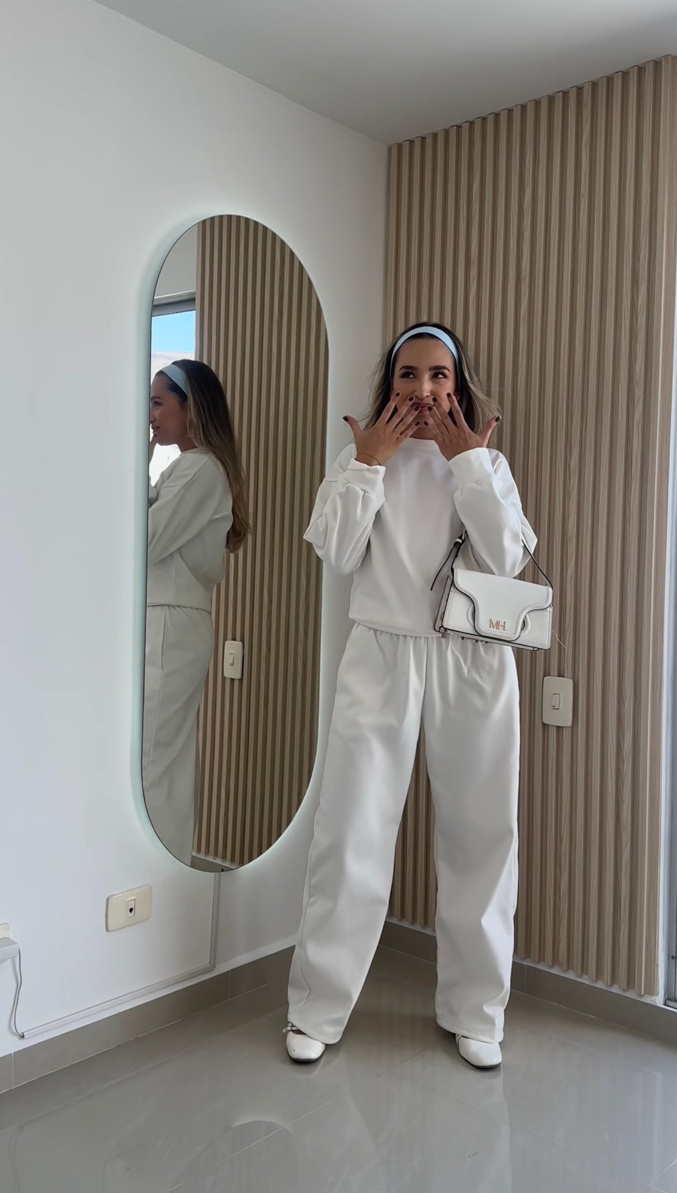Comfy Bota Recta Blanco