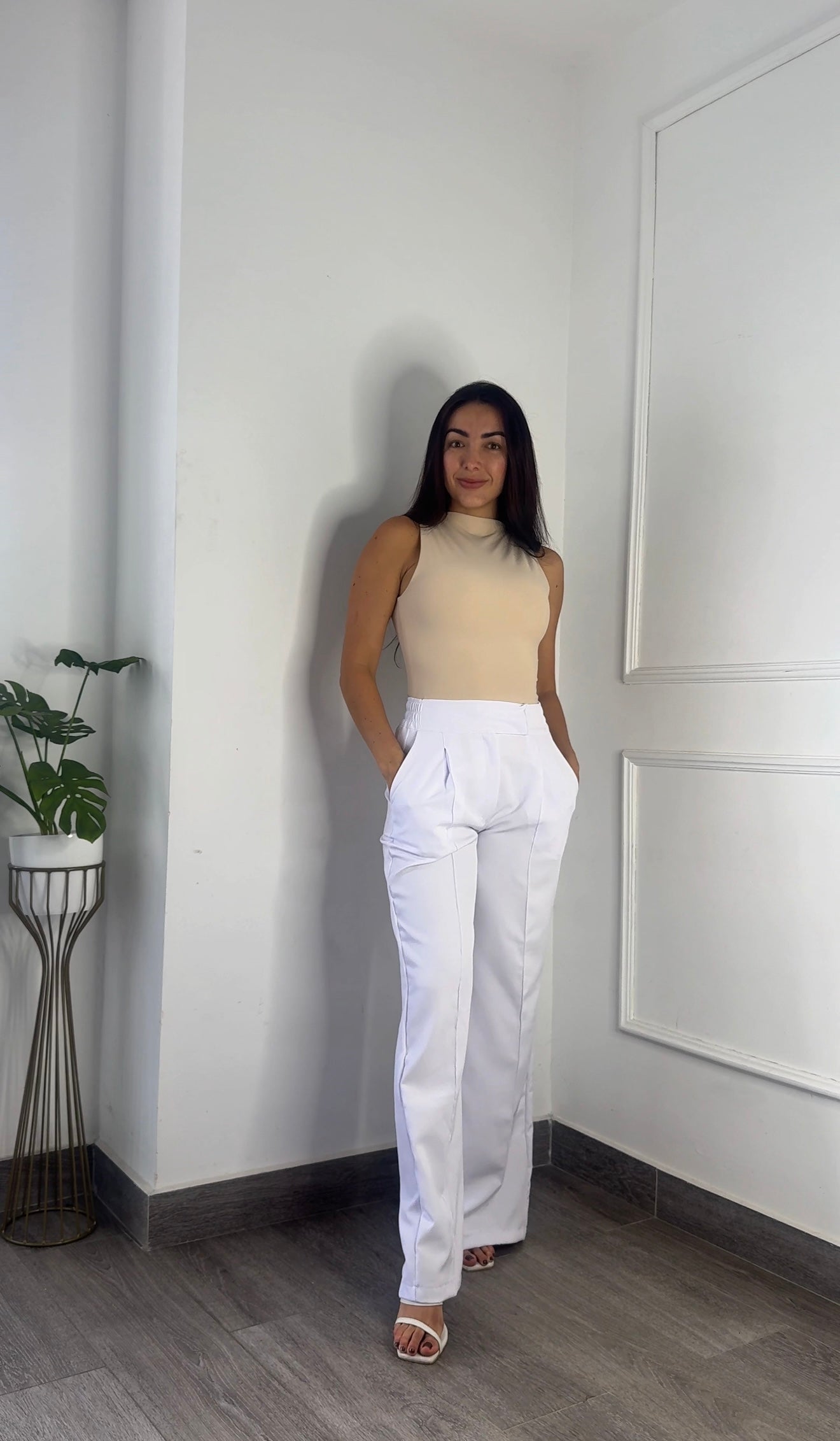 Body Doble Faz - Blanco/Nude
