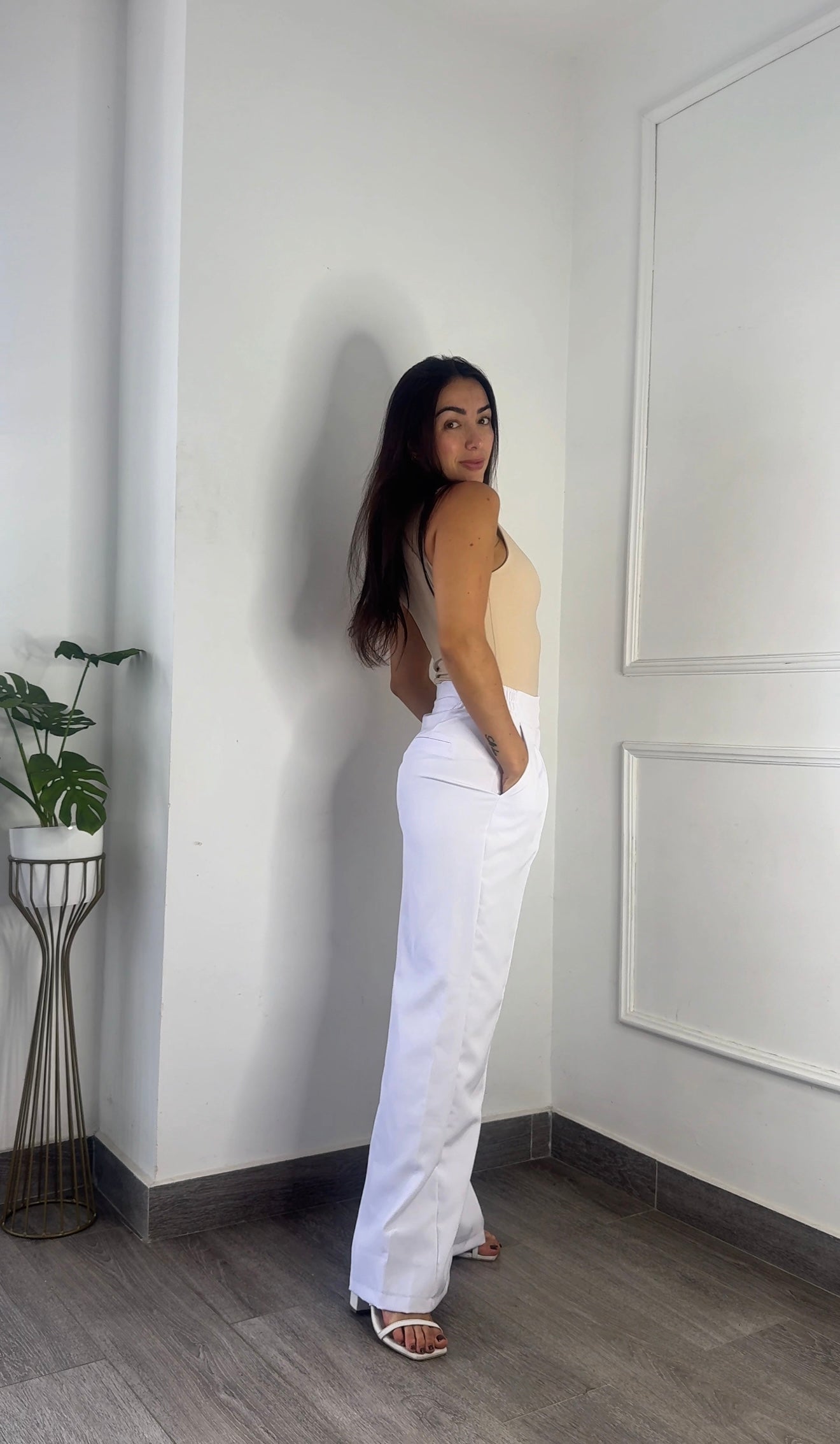 Body Doble Faz - Blanco/Nude