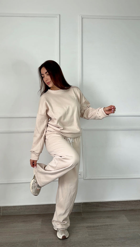 Comfy Bota Recta Nude