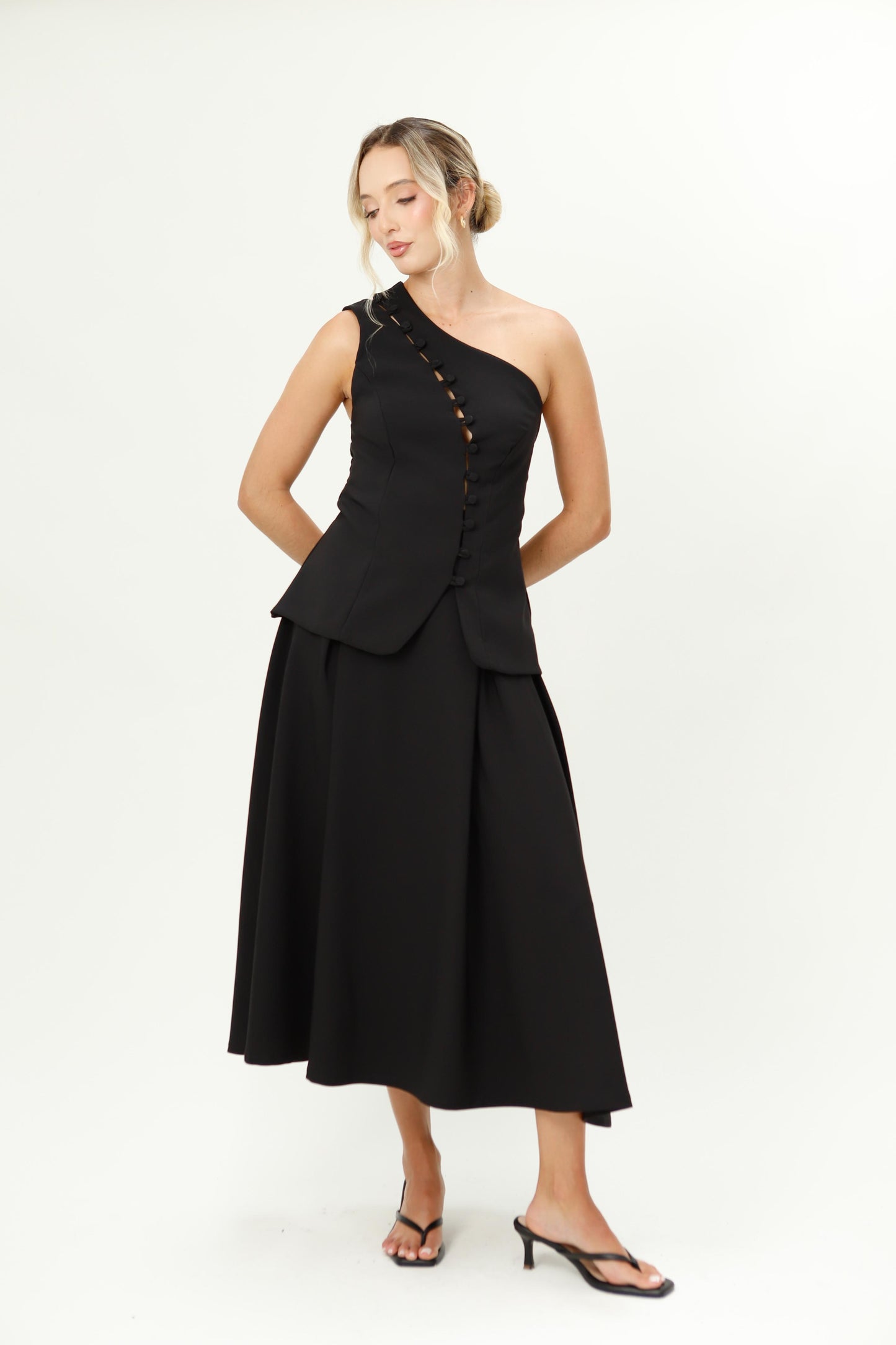 Set Gretta Falda Negro