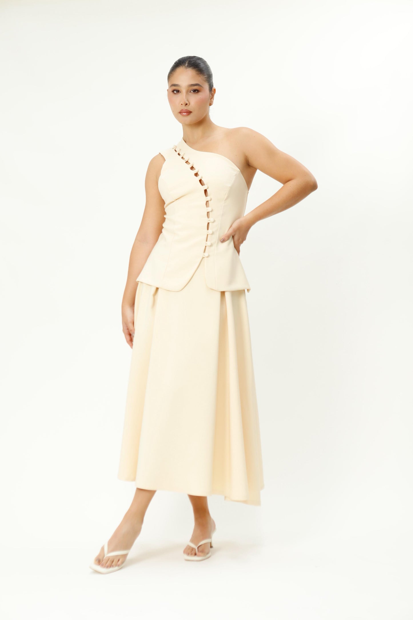 Set Gretta Falda Amarillo