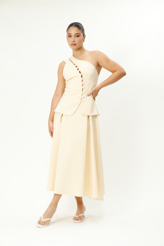 Set Gretta Falda Amarillo