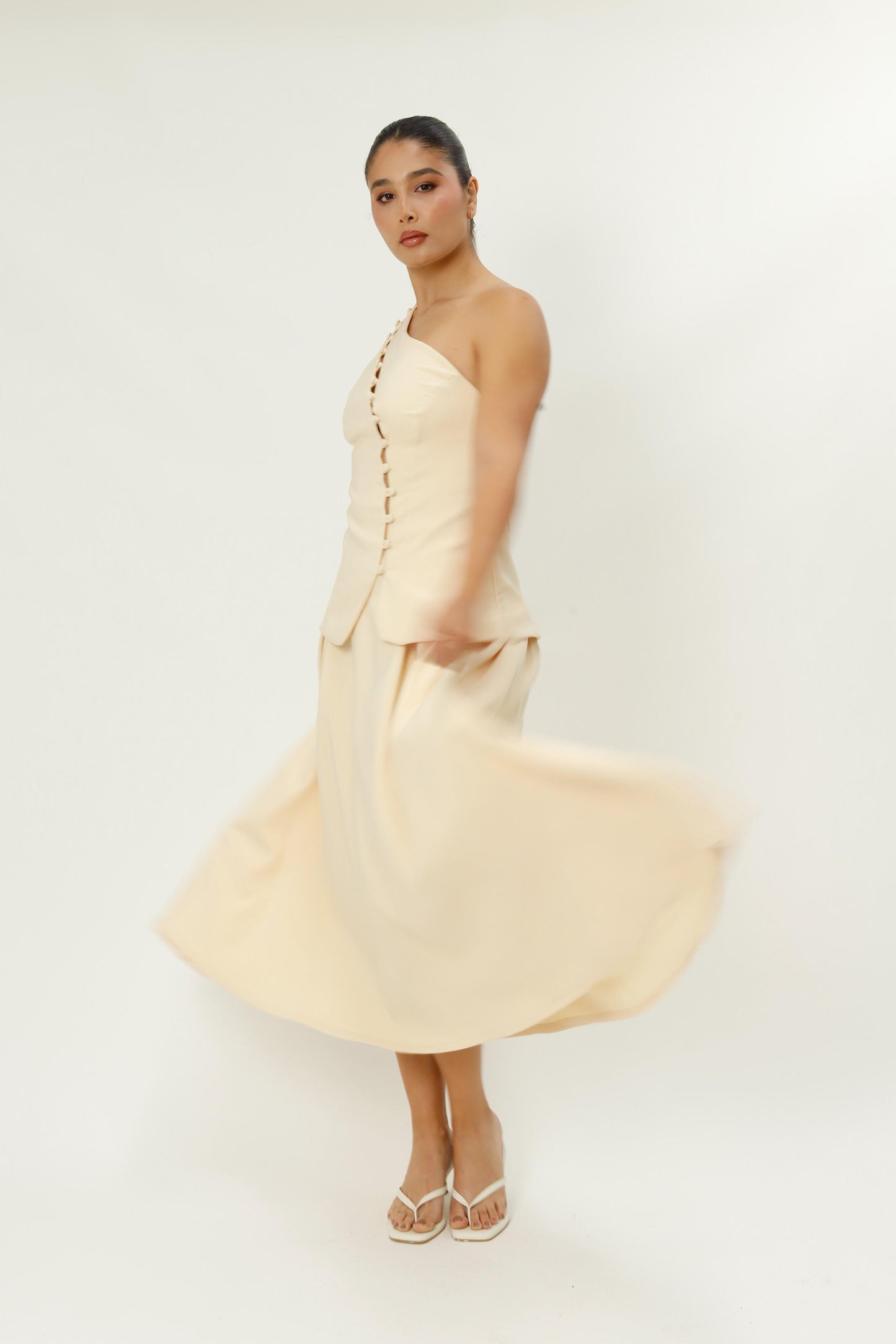 Set Gretta Falda Amarillo